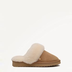 radley maple lane – shearling cuff mule