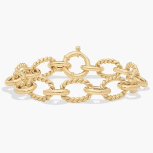 radley luxe – 8" twisted oval bracelet